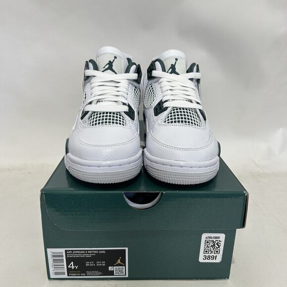 Nike Air Jordan 4 Retro GS “Oxidized Green” - Picture 2 of 6
